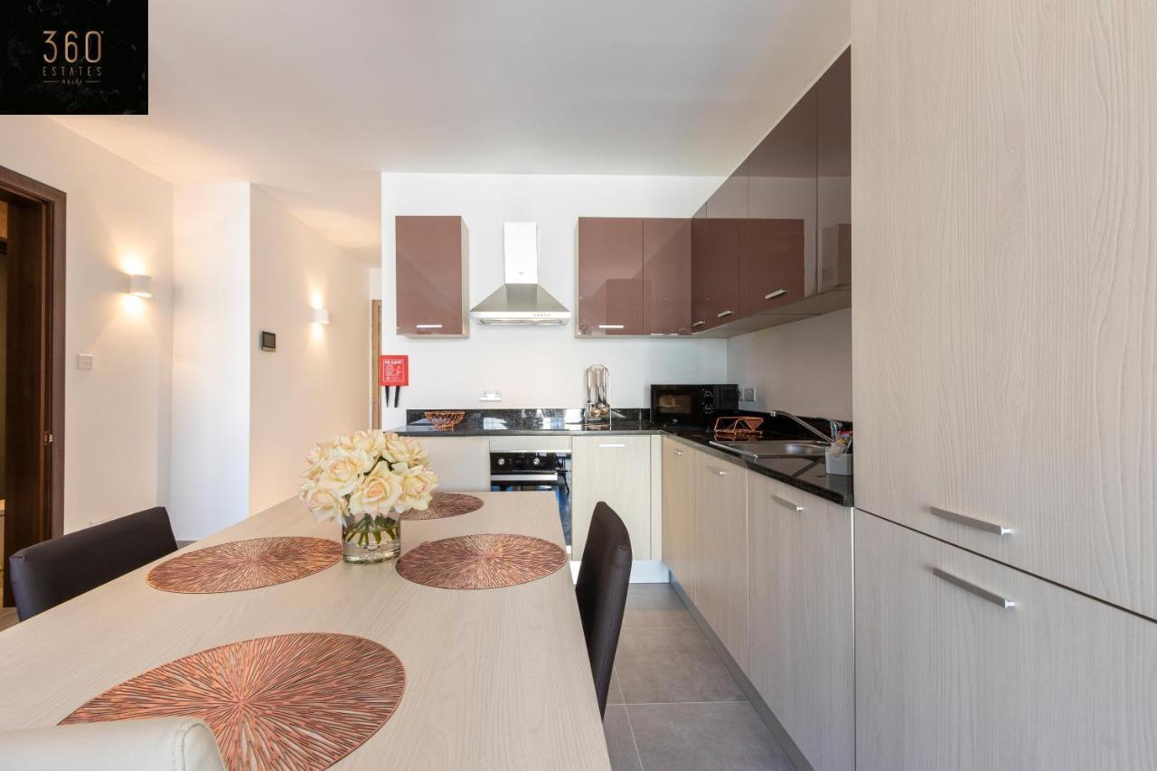 High-End Central Apt With Comfy Bed & Super Wifi By 360 Estates San Gwann Exterior photo
